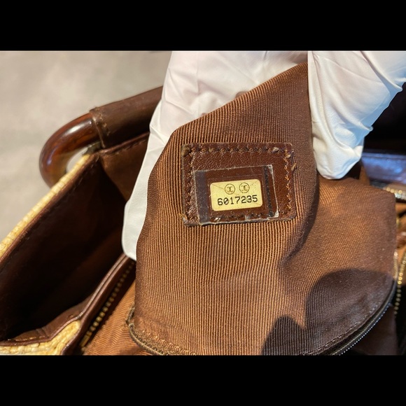 Authentic CHANEL straw braid bag - Picture 6 of 6